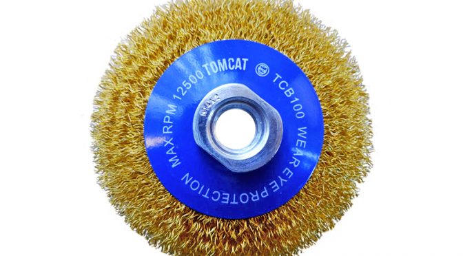 Tomcat 100mm Multi-Thread Crimped Bevel Brush